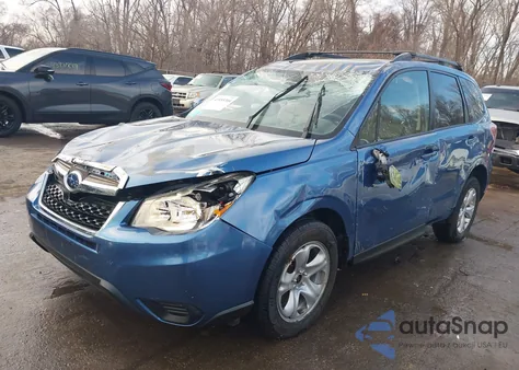 2015 Subaru Forester 2.5I Premium from USA, damaged, VIN JF2SJADC3FH468980